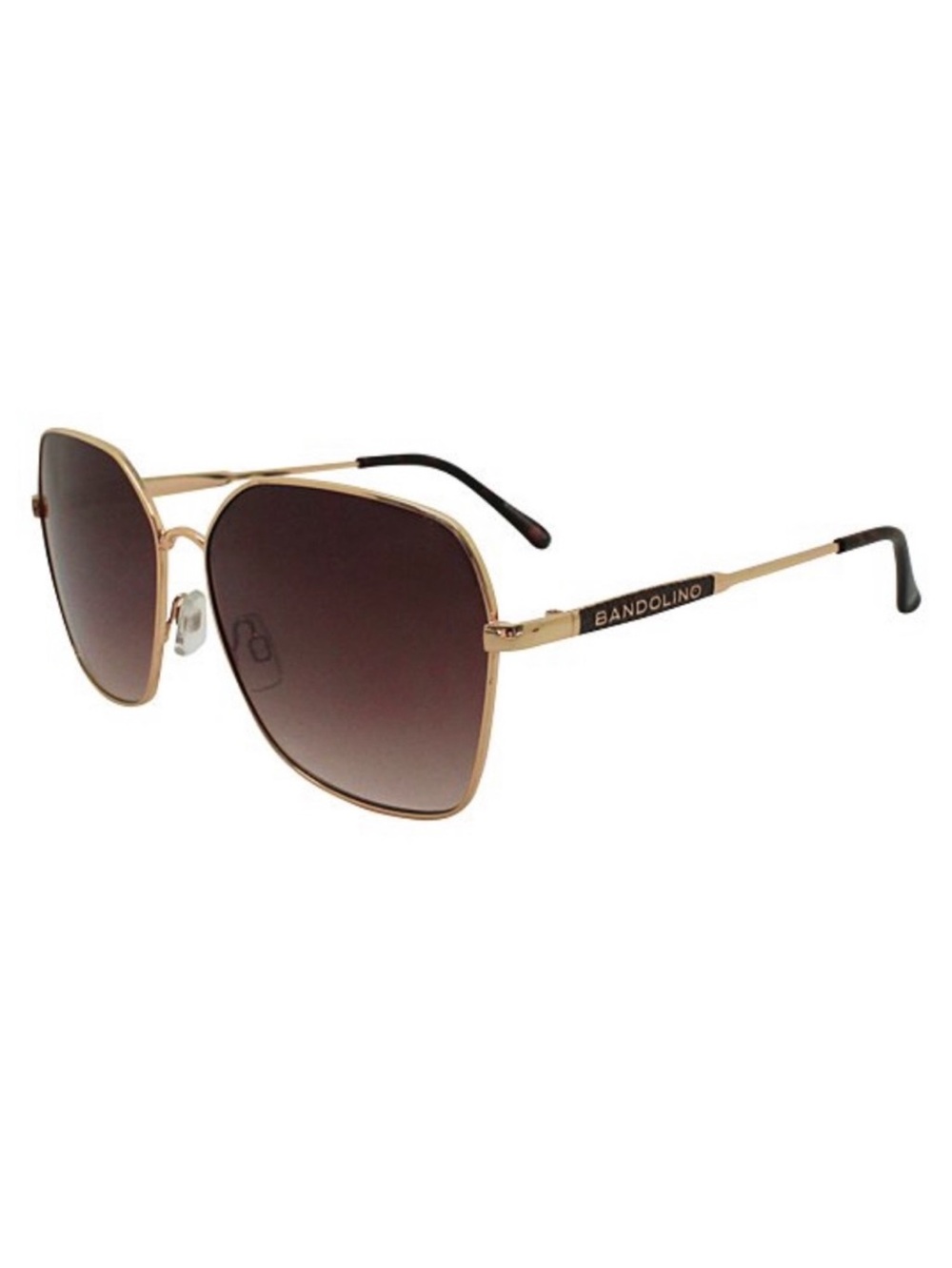Bandolino Brown Ombré Sardinia Oversize Square UV Sunglasses